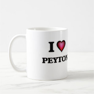 I Liebe Peyton Kaffeetasse