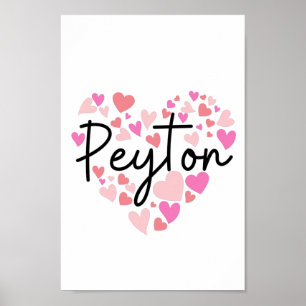 I Liebe Peyton Poster