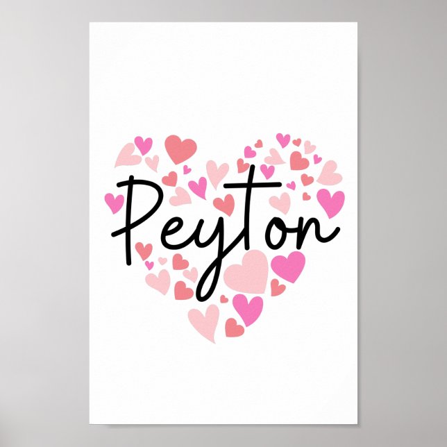 I Liebe Peyton Poster (Vorne)