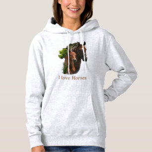 I Liebe Pferde Hoodie