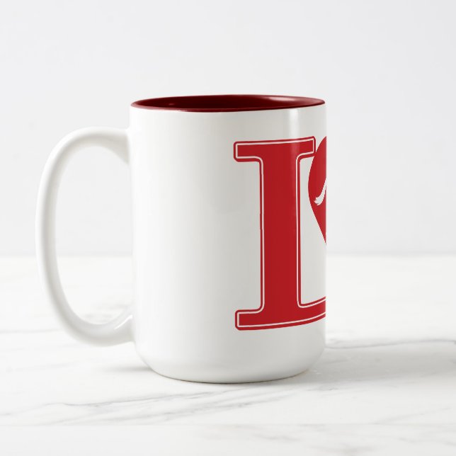 I Liebe Pferde, Liebe Pferde Zweifarbige Tasse (Links)