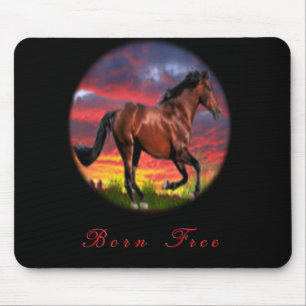I Liebe Pferde Mousepad