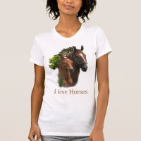 I Liebe Pferde T - Shirt