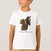 I Liebe Pferde T - Shirt