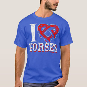I Liebe Pferde T-Shirt