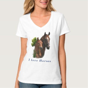 I Liebe Pferde T-Shirt