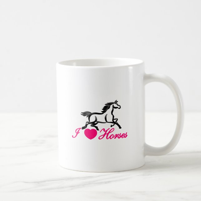 I Liebe-Pferde Tasse (Rechts)