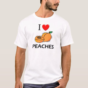 I Liebe-Pfirsiche T-Shirt