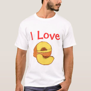 I Liebe-Pfirsiche T-Shirt