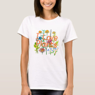 I Liebe Pflanze Gartenarbeit California Poppies Kr T-Shirt