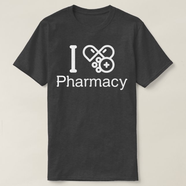 I LIEBE - PHARMAZEUTIK 3 T-Shirt (Design vorne)
