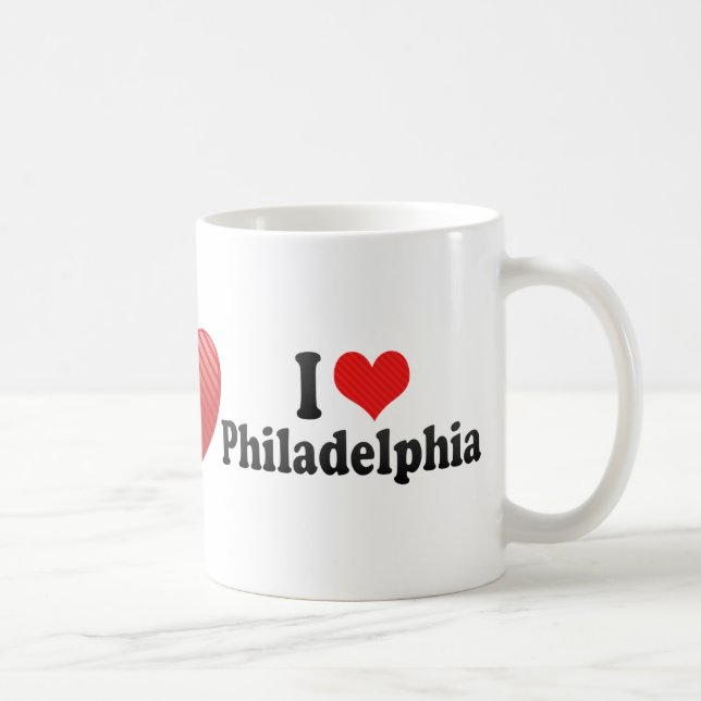 I Liebe Philadelphia Tasse (Rechts)