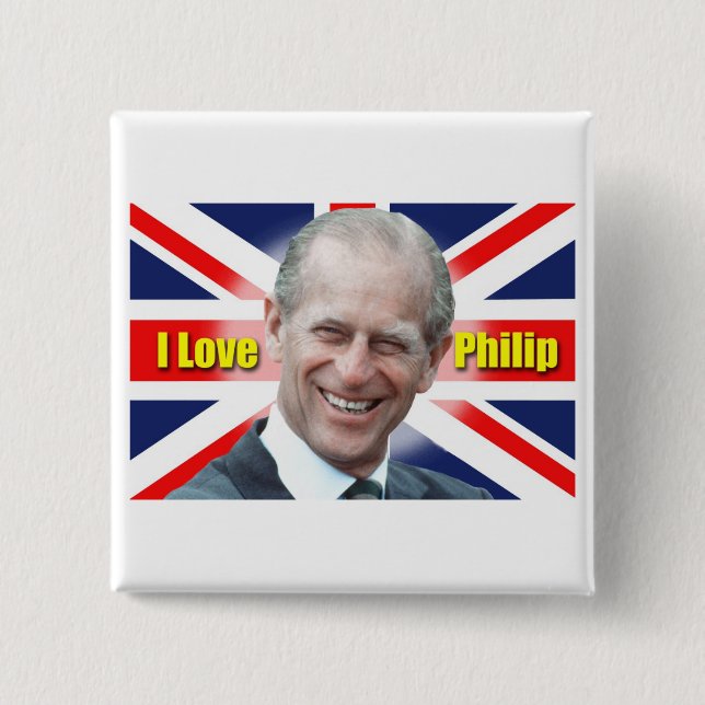 I Liebe Philip Button (Vorderseite)