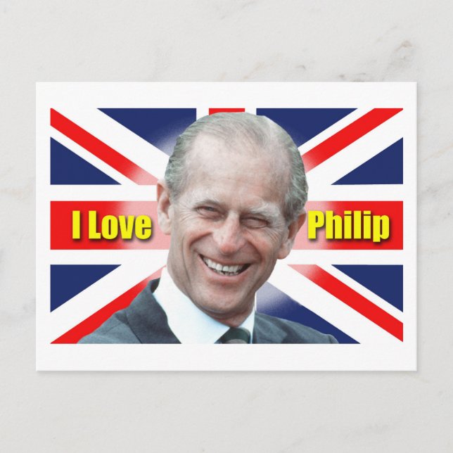 I Liebe Philip Postkarte (Vorderseite)
