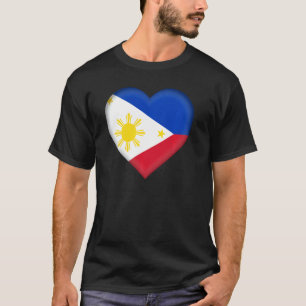 I Liebe Philippines Filipino Flag He Outfit Pullov T-Shirt