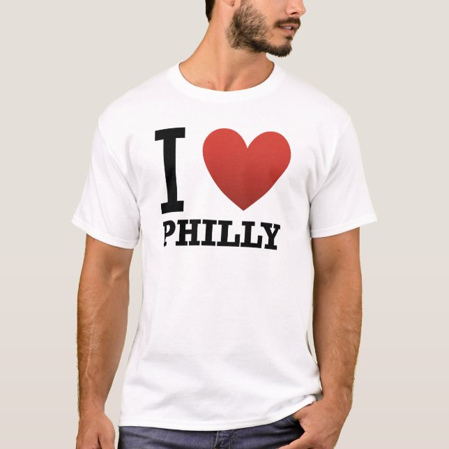I Liebe Philly T-Shirt (Vorderseite)