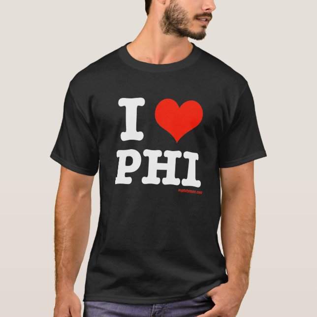 I Liebe Philly T-Shirt (Vorderseite)