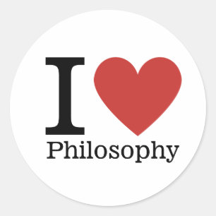 I ❤️ Liebe Philosophie STICKER