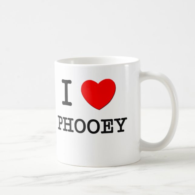 I Liebe Phooey Kaffeetasse (Rechts)