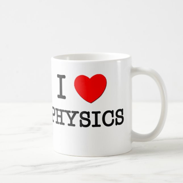 I Liebe-Physik Tasse (Rechts)