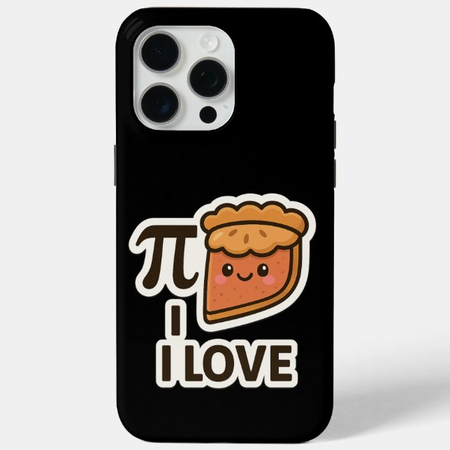 I Liebe Pi Sticker - Niedliche Mathematik & Pie Pu Case-Mate iPhone Hülle (Rückseite)