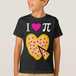 I Liebe Pi Valentinin Pizza Heart Mathe Teacher T-Shirt