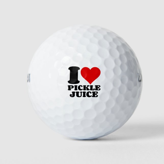 I LIEBE PICKLE JUICE GOLFBALL (Vorderseite)