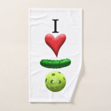 I Liebe Pickleball-Logo - Sweet Towel