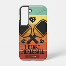 I Liebe Pickleball | Name des Retro-Streifen