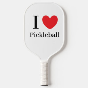 "I Liebe Pickleball" Personalisiert Pickleball Schläger