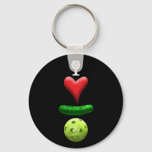 I Liebe Pickleball - Schwarz
