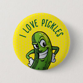 I Liebe Pickles Button