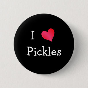 I Liebe Pickles Button