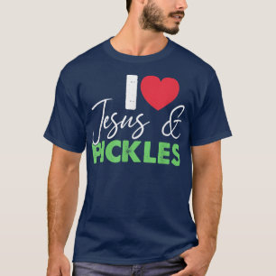 I Liebe Pickles & Jesus Pickles Gemüsepflanze V T-Shirt