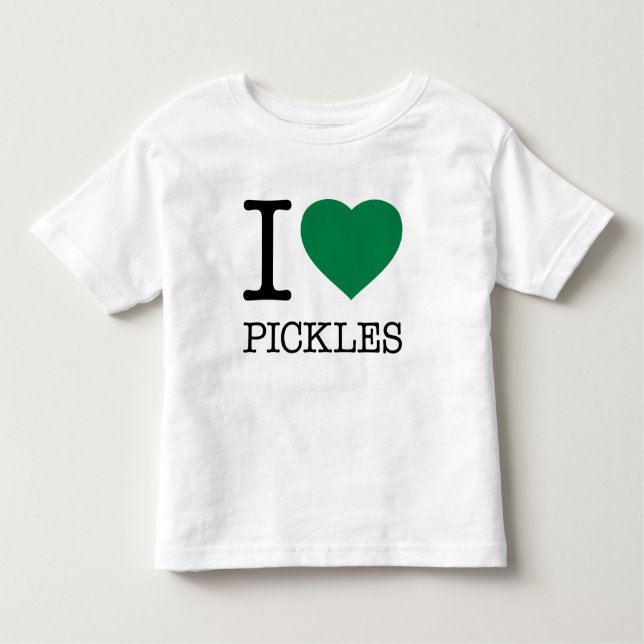 I LIEBE PICKLES KLEINKIND T-SHIRT (Vorderseite)