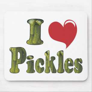 I Liebe Pickles Mousepad