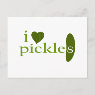 I Liebe Pickles Postkarte