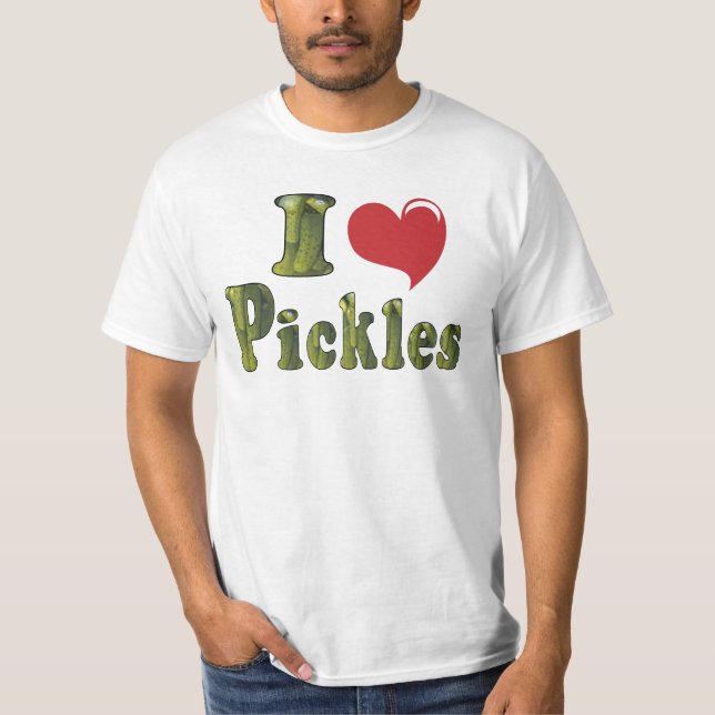I Liebe Pickles T-Shirt (Vorderseite)