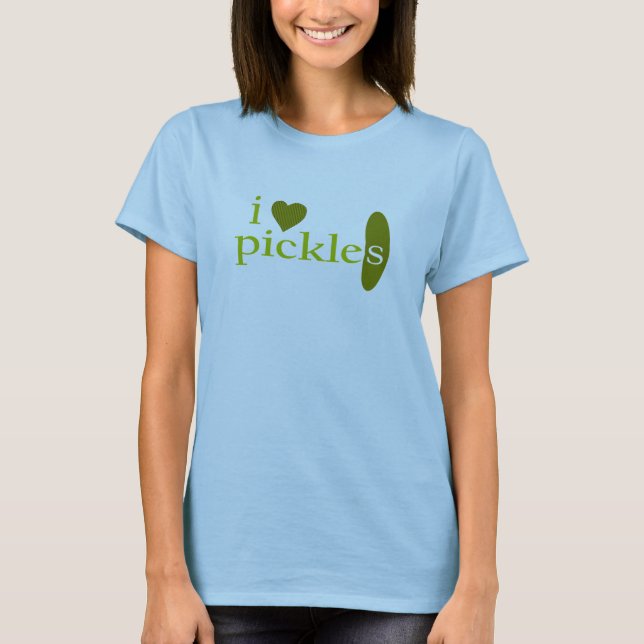 I Liebe Pickles T-Shirt (Vorderseite)