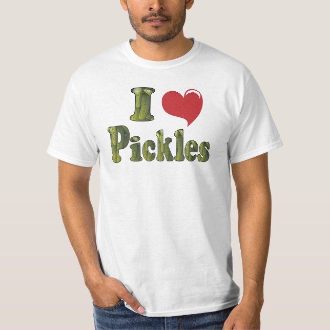 I Liebe Pickles T-Shirt (Vorderseite)