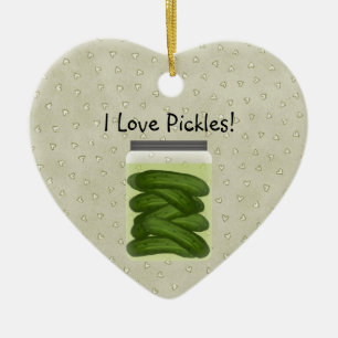 I Liebe Pickles Weihnachtsschmuck