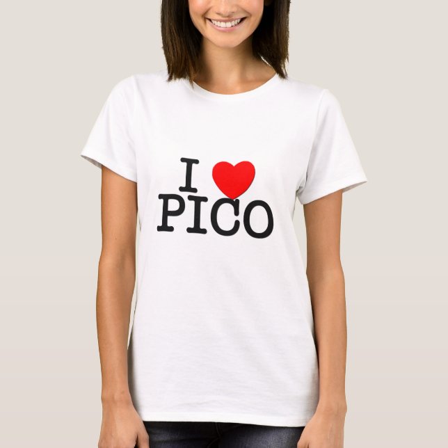 I Liebe Pico Massachusetts T-Shirt (Vorderseite)