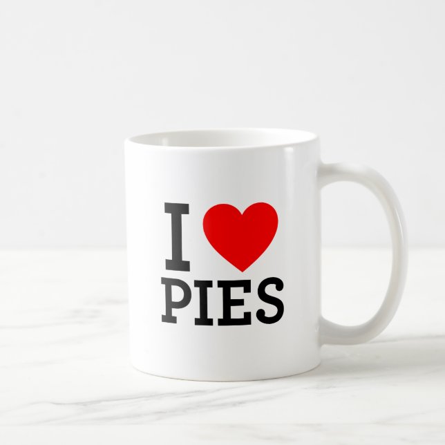 I Liebe Pies Tasse (Rechts)