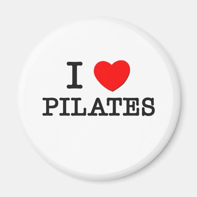 I Liebe Pilates Magnet (Vorne)