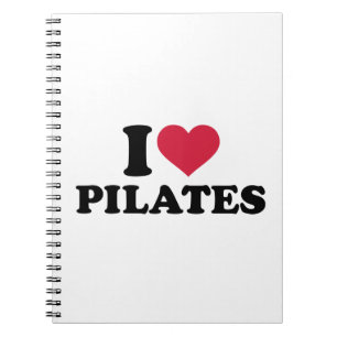 I Liebe Pilates Notizblock