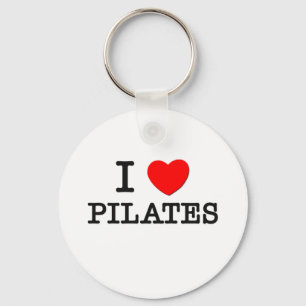 I Liebe Pilates Schlüsselanhänger