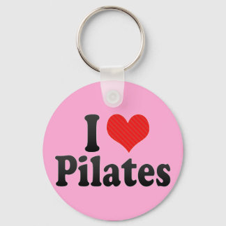 I Liebe Pilates Schlüsselanhänger