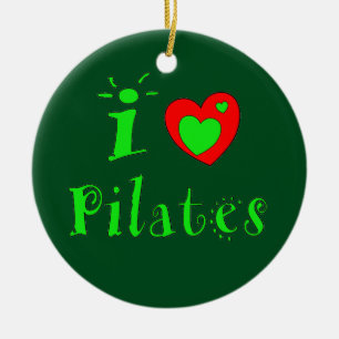 I Liebe Pilates - Weihnachtsschmuck