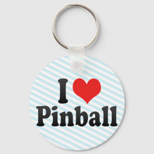 I Liebe Pinball Schlüsselanhänger