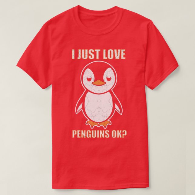 I Liebe Pinguine1 T-Shirt (Design vorne)
